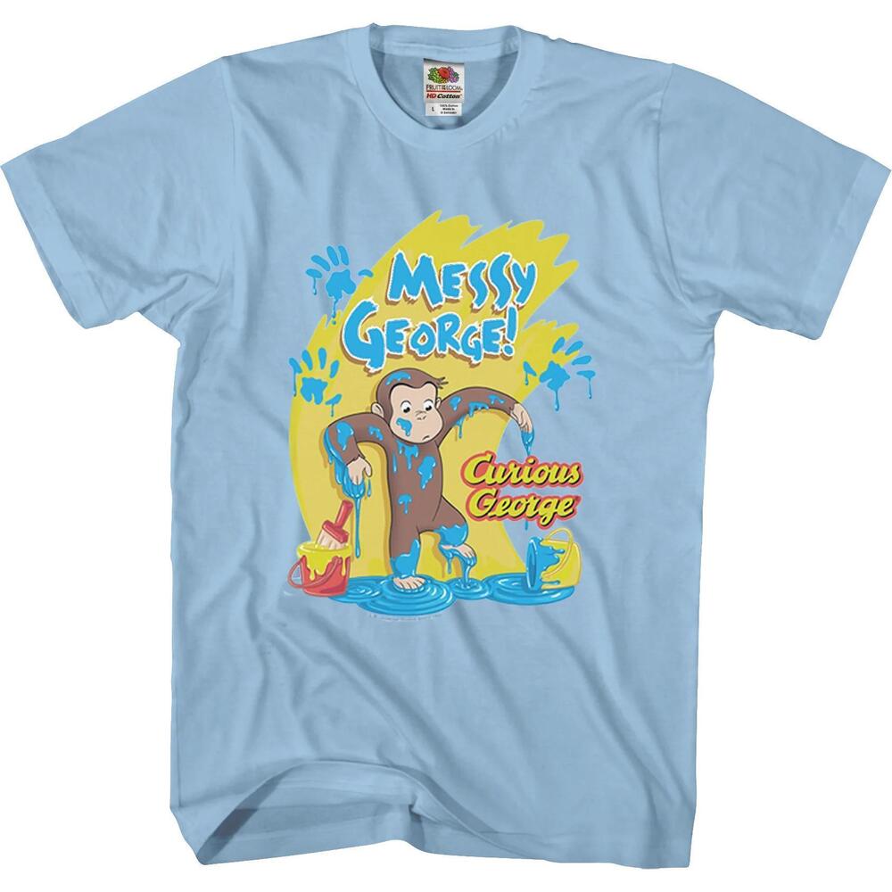 Messy Curious George Tshirt